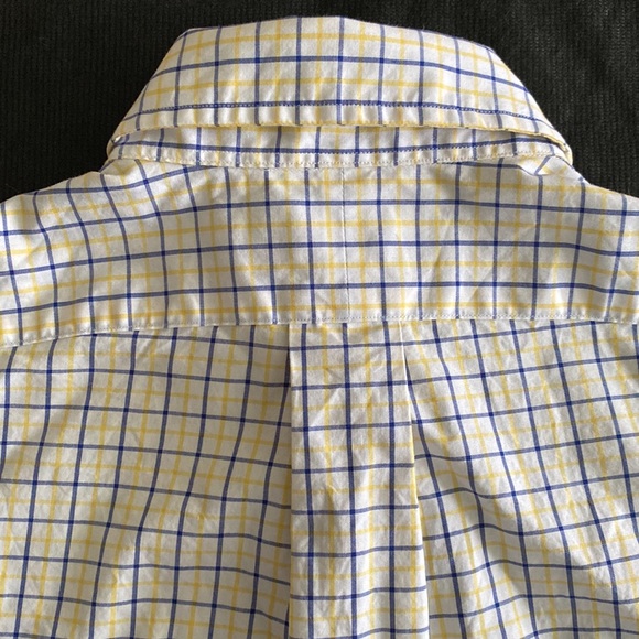 Ralph Lauren 100% cotton Custom Fit Long Sleeve Button Down Windowpane check - Picture 12 of 14